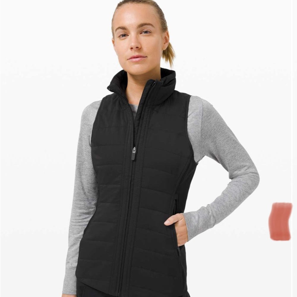 Lululemon Athletica another mile running vest size 10 without removable hood
